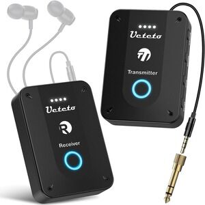 Ueteto‎ 2.4GHz Stereo IEM System with Transmitter & Beltpack Receiver